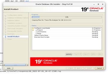 UPGRADE oracle 12C to 19C